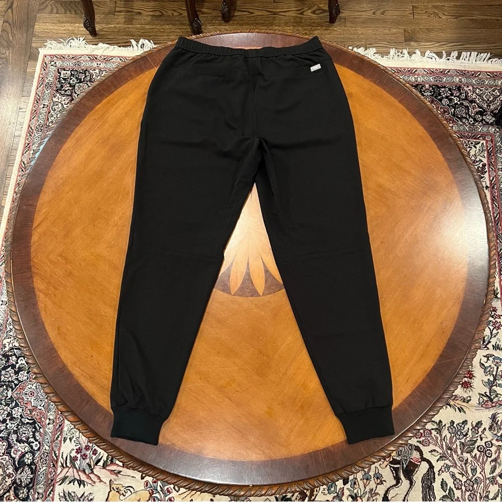 FIGS Men’s Tansen Jogger Scrub Pants Black XLT XL Tall Slim Fit Elastic Waist